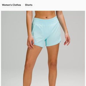 Lululemon size 20 icing blue shorts